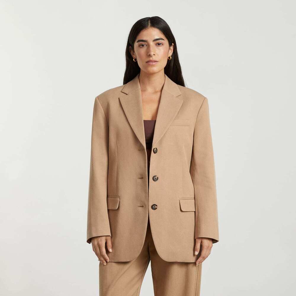Everlane The ’80s Blazer Tan Base - Size 0